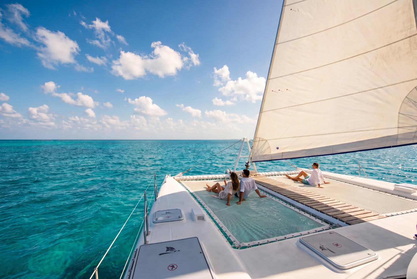 Isla Mujeres by Catamarán